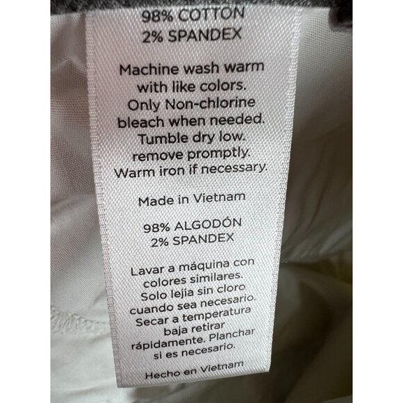 Hickey Freeman New York Mens Pants 33x34 Slim Fit Tapered Leg Ivory Performance - Picture 9 of 11